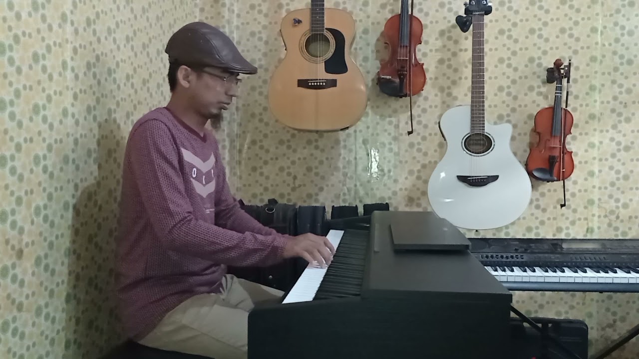 IBU - New Sakha (karaoke+lirik) Do= G minor. Live piano karaoke version