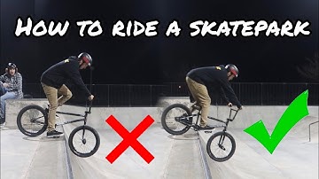 HOW TO RIDE A SKATEPARK FOR BEGINNERS!