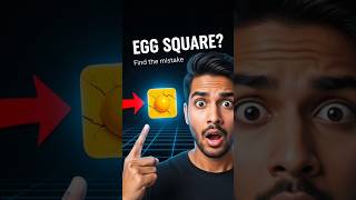 अंडा Square कैसे बन गया? 😱 | Square Egg Viral Myth का Scientific सच | Find the Mistake #mysteryegg