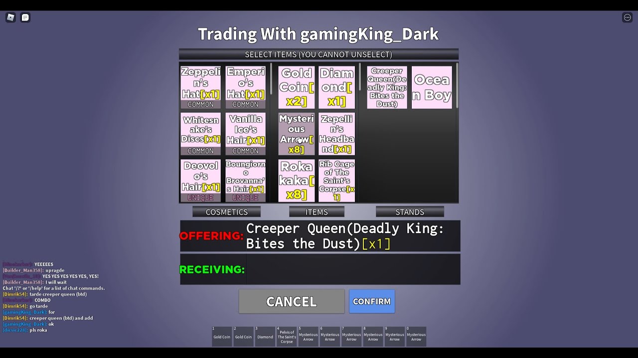 [YBA] CREEPER QUEEN (BTD) on AOT (anubis) YouTube