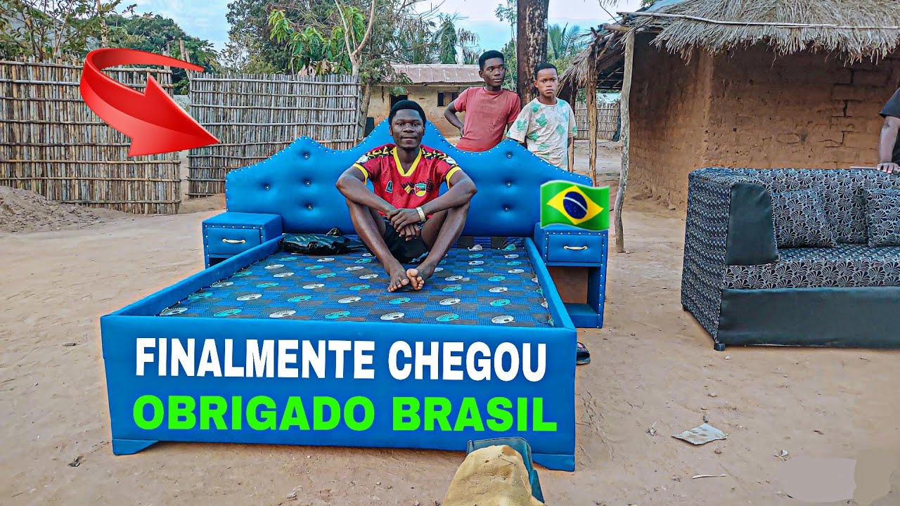 Pela primeira vez Recebemos cama de RICO em Moçambique África