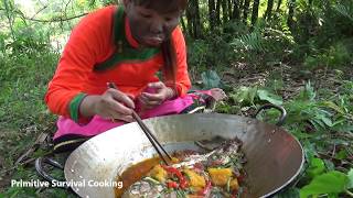 Natural Life With Primitive Cuisine - Freaky Eaters - Yummy Cooking Fish With Primitive Kitchen