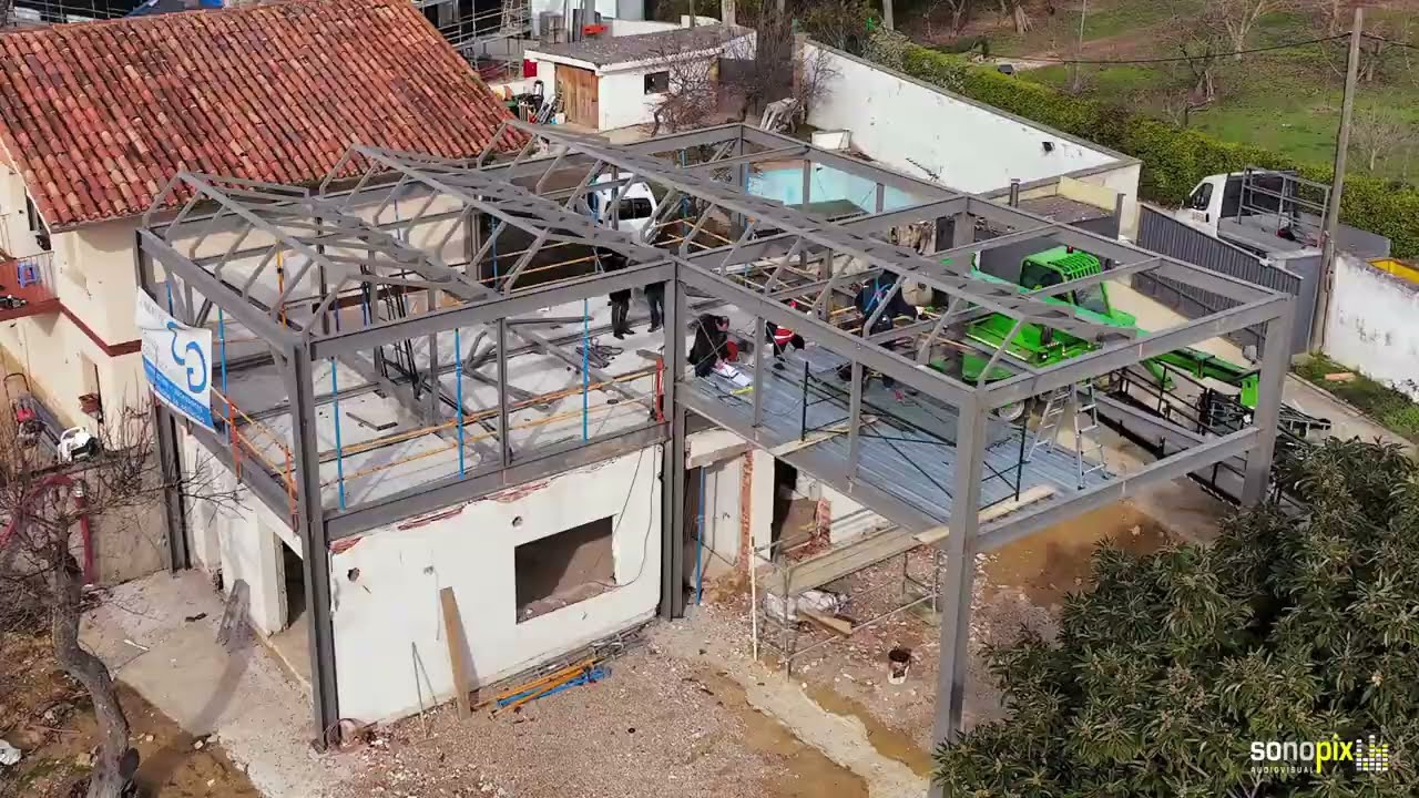 Seguimiento de obras y construcción con drones