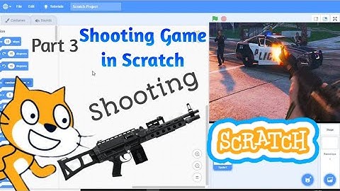 Shooter Game in scratch | How to make a shooting game in scratch Part 3