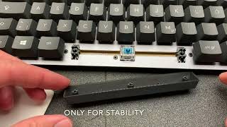 How To Replace Spacebar Key Keycap On Logitech Mechanical Keyboards With Switches