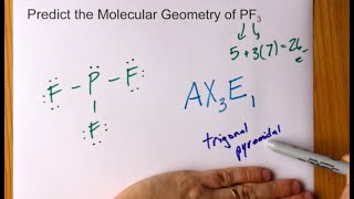 Predict Molecular Geometry of PF3 (phosphorus trifluoride)