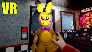 VR ANIMATRONICS SCARE THE SECURITY GUARD OCULUS QUEST 3 IN Garry's Mod GMOD FNAF COOP