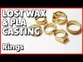 Casting Rings & jewellery at home - Lost Wax & PLA methods - by VOG (VegOilGuy)