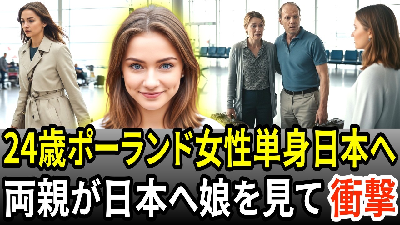 二十四歳のポーランド女性、両親に日本行きを告げて何とか承諾を得たものの、両親が日本に来た後の衝撃の一言とは?