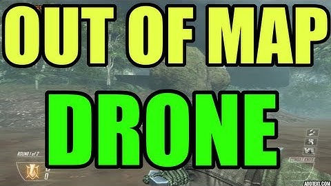 Black Ops 2 Glitch - Out Of Map / On Top Of DRONE