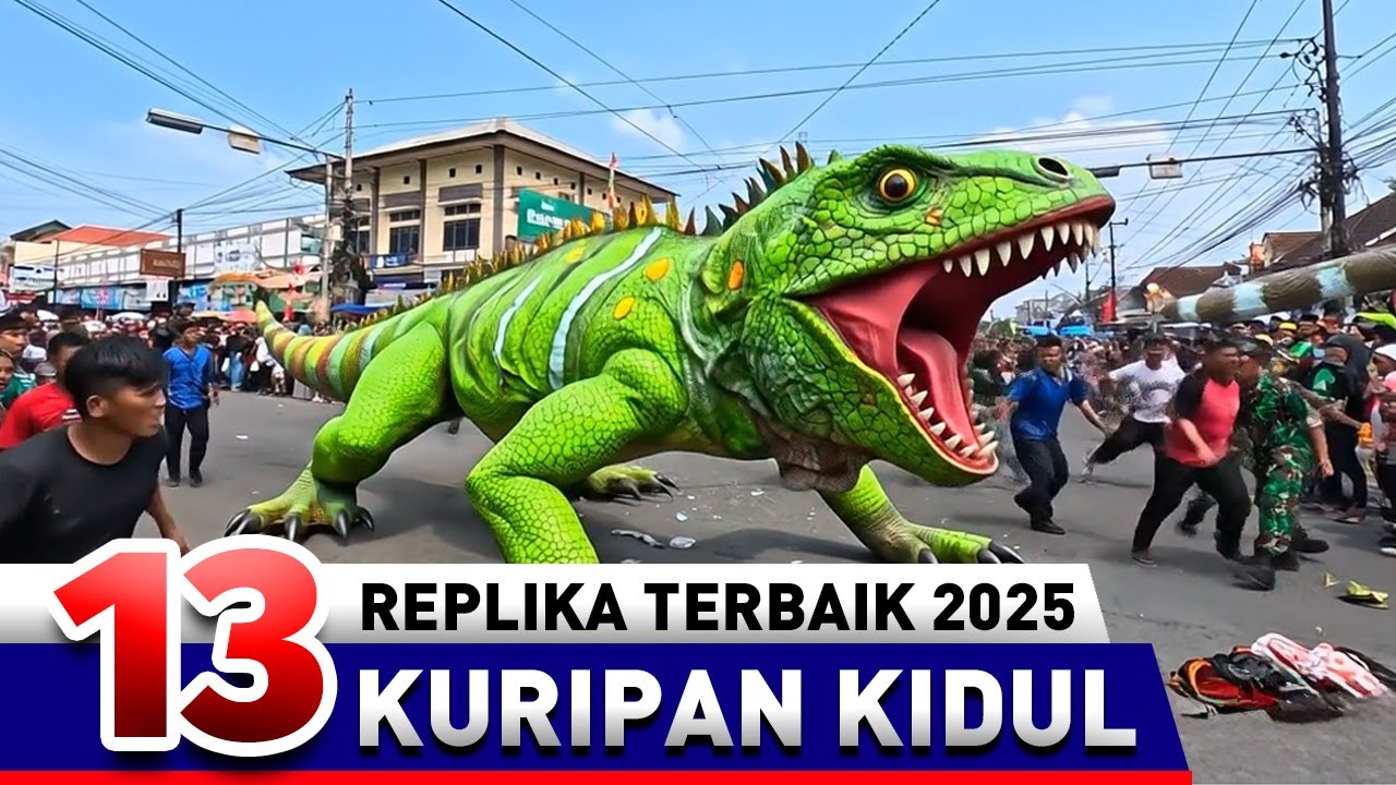 Arak Arakan Kadal Raksasa | 13 Ogoh Ogoh Terbaik Desa Kuripan Kidul 2025