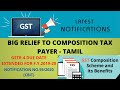 GSTR 4 FILING DUE DATE EXTENDED | GST NOTIFICATION NO.59| EXPLAIN GST COMPOSITION SCHEME IN TAMIL