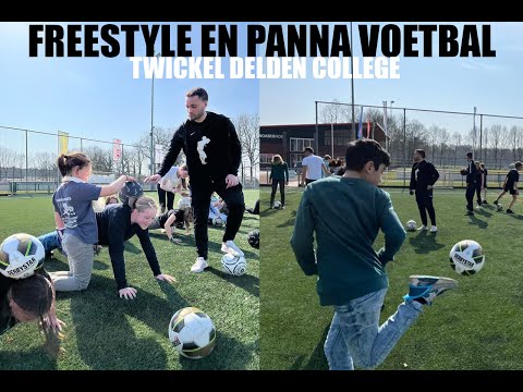 Freestyle en Panna Voetbal bij Twickel Delden College