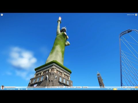 Planet Coaster #3 플래닛코스터 <strong>자유의여신상</strong>?만들어보기ㅋ