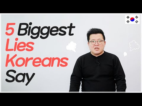 5 Biggest Lies Koreans Say [Korean Culture] / Hoontamin