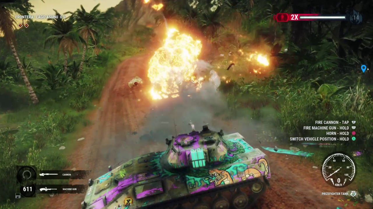 Just Cause 4 epic tank fight