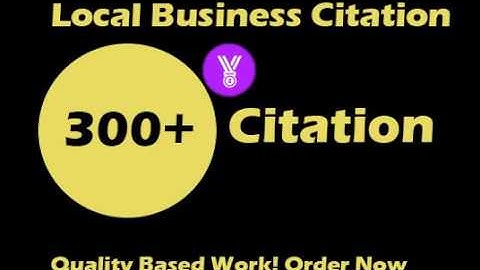 Local Business Citation | google places | citations for local search | Fiverr