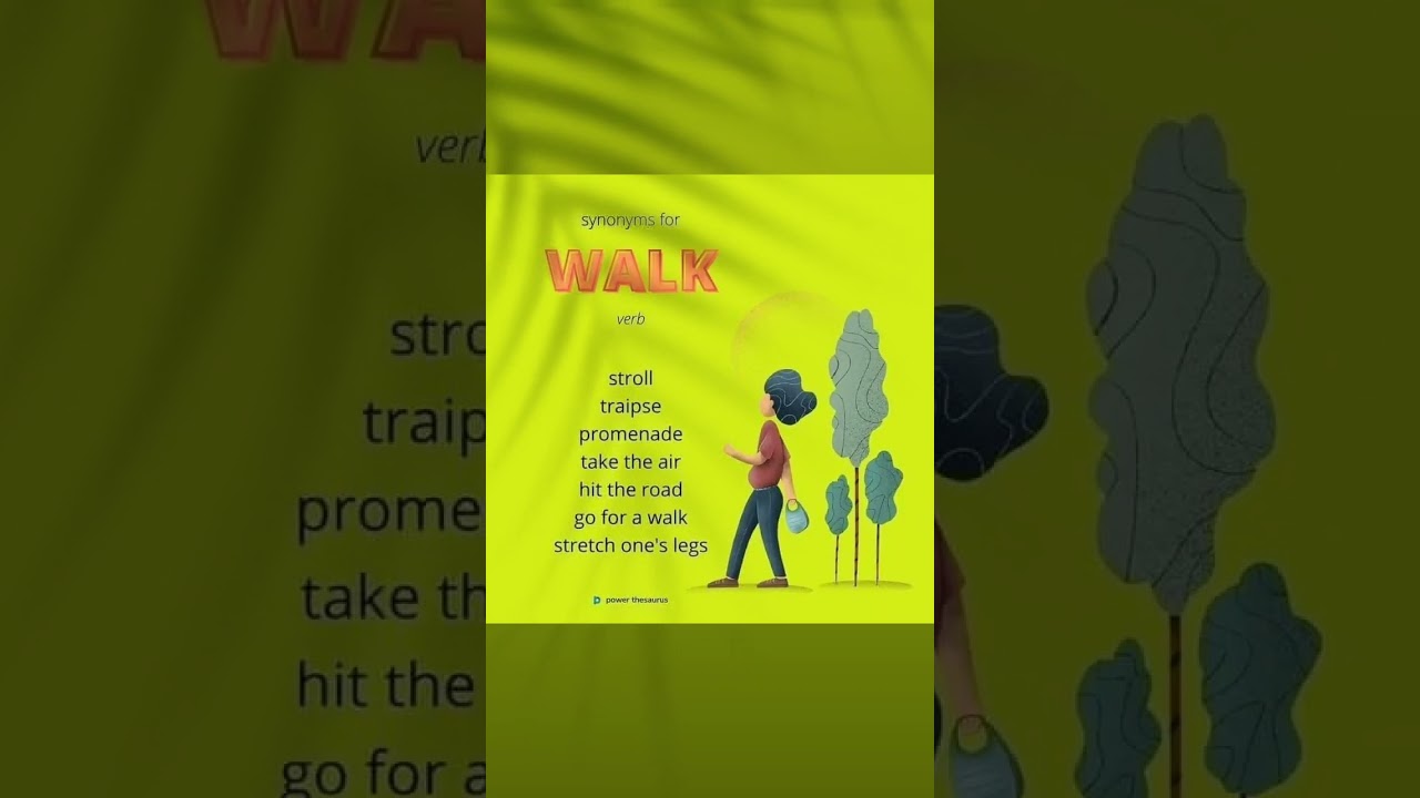 Walk synonym |follow for daily synonym ❤️
