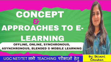 UNIT - 8 | CONCEPT & APPROACHES TO E-LEARNING ( With PYQs ) | UGC NET EDUCATION | #ugcnetpaper2
