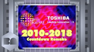 Toshiba 2010-18 Times Square NYRE Countdown Remake (Full, No Audio) - Blender 3.0 Animation