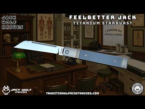 Jack Wolf Knives: Feelbetter Jack - Titanium Starburst