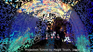 Projection Tunnel by Magik Touch, Jaipur at Bardiya Villa