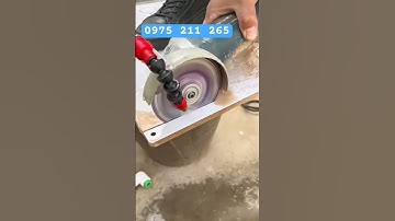 Bộ vòi tiếp nước chống bụi gắn máy mài, máy cắt #oplatgach #thoxay #tools #xaydung #diy #xuhuong