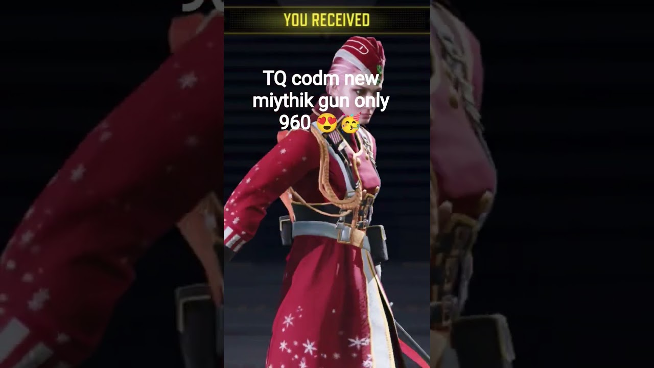 FFAR NEW MIYTHIK GUN ONLY 960 CP TQ CODM 😍😍🥳
