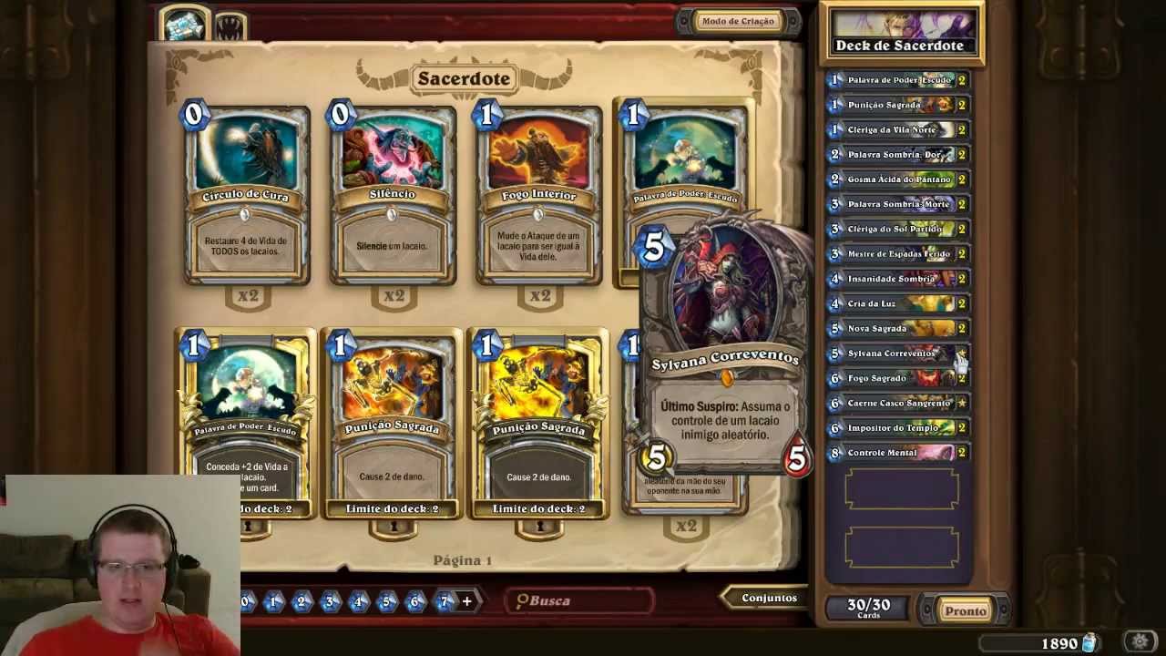 Campeonato de Hearthstone Lista dos Decks Utilizados YouTube
