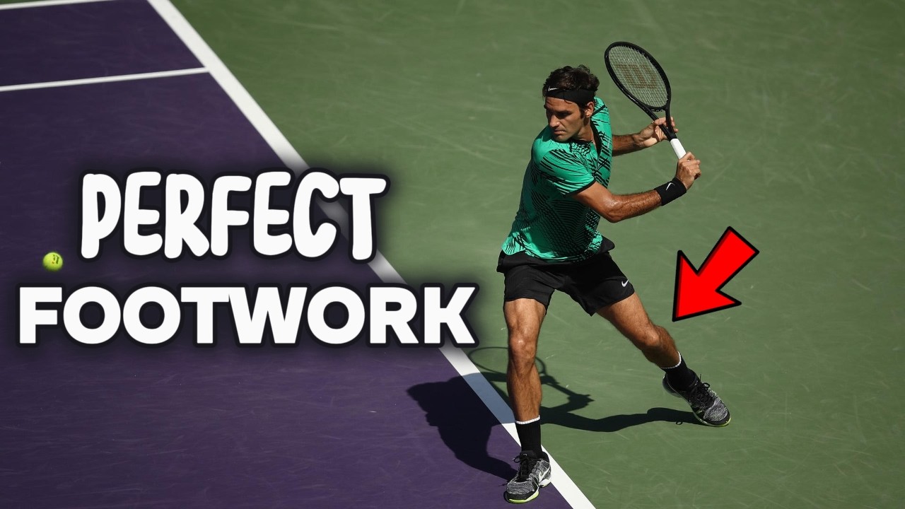 Insane Roger Federer Backhand Footwork – Learn the Movement Magic!