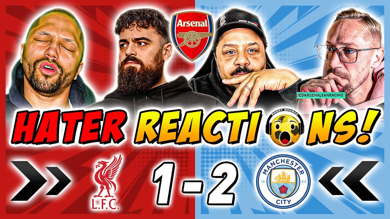 Arsenal Fans DEVASTATED 😫 Reactions to Liverpool 1-2 Man City | Premier League