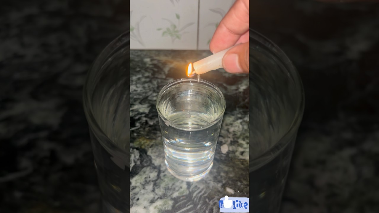 Candle Wax Vs Water 🤯 