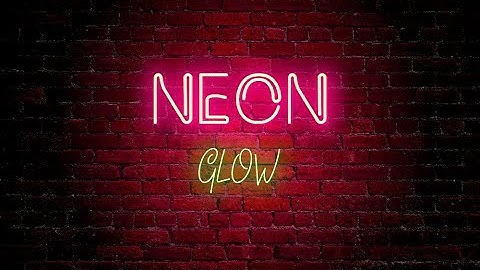 How to create neon text effect in GIMP (without script)