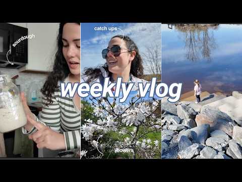 WEEKLY VLOG: thrifting haul, sourdough starter, & getting outside