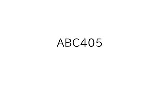 ABC405