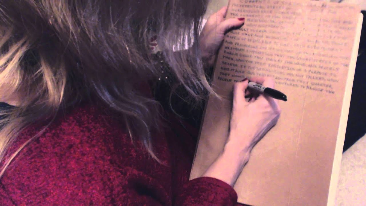 ASMR Request ~~ Writing On Folders & Chewing Gum