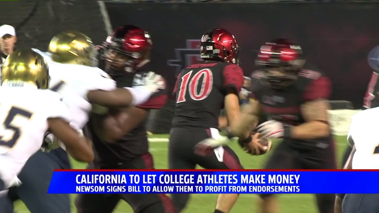 Calif. College Athletes Will Be Allowed To Profit From Endorsements