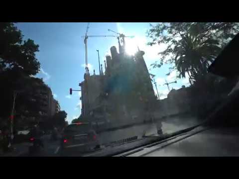 Обзорная экскурсия по Барселоне на авто от первого лица ч.1 | First Person