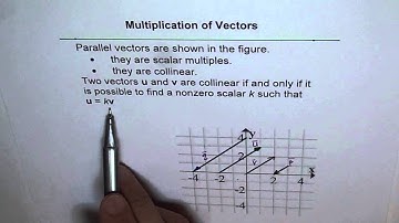 Parallel Collinear Scalar Vectors - EDEXCEL - GCSE