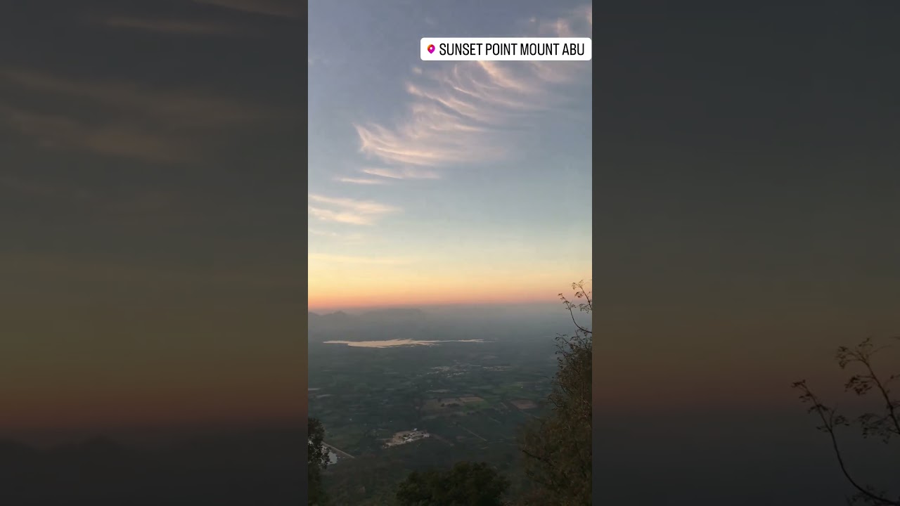 Sunset point mount abu❤️‍🔥 ||