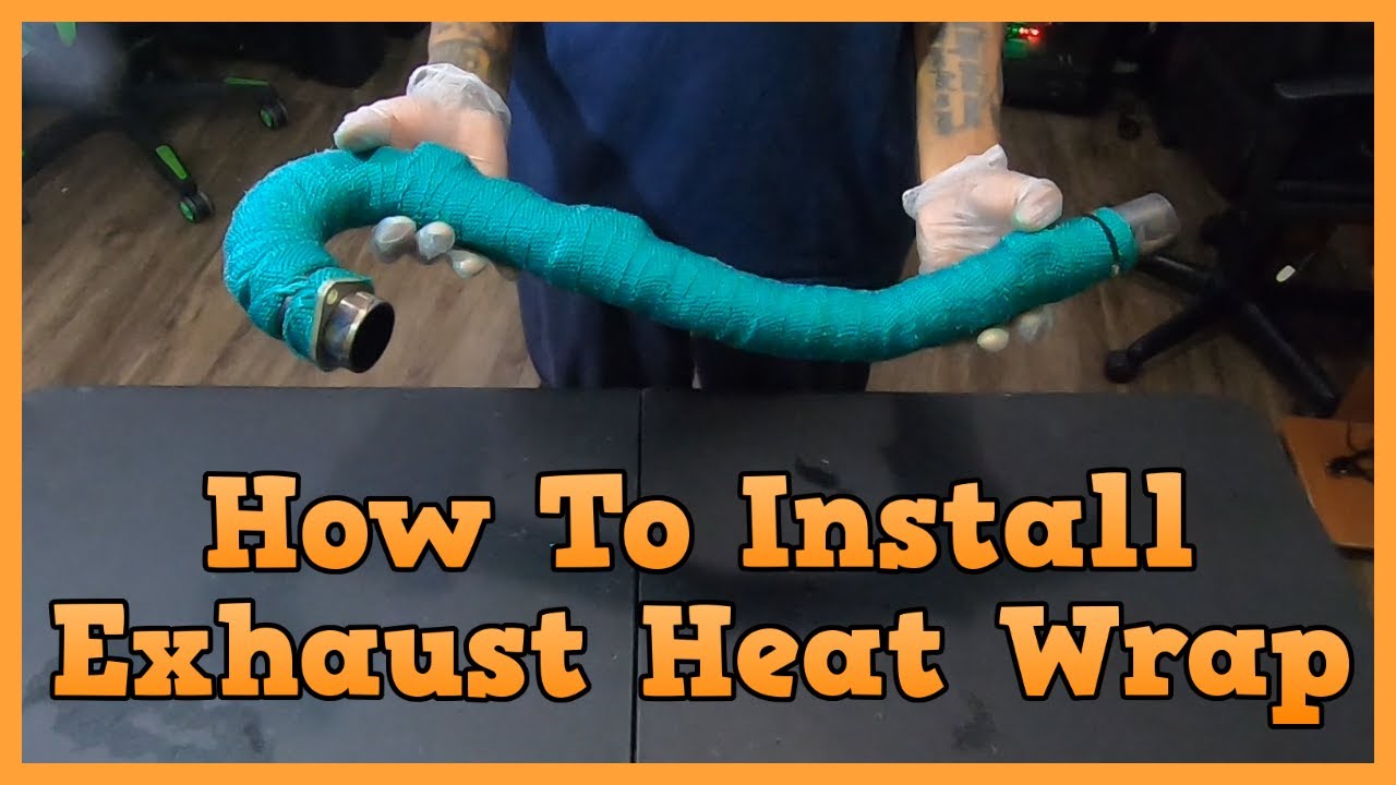 How To Install Exhaust Heat Wrap On Any ATV or Motorcycle YouTube