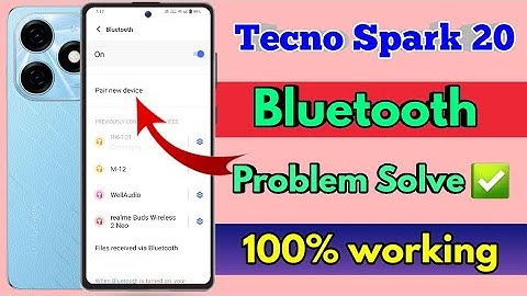 tecno spark 20 bluetooth problem, tecno spark 20 bluetooth connect problem
