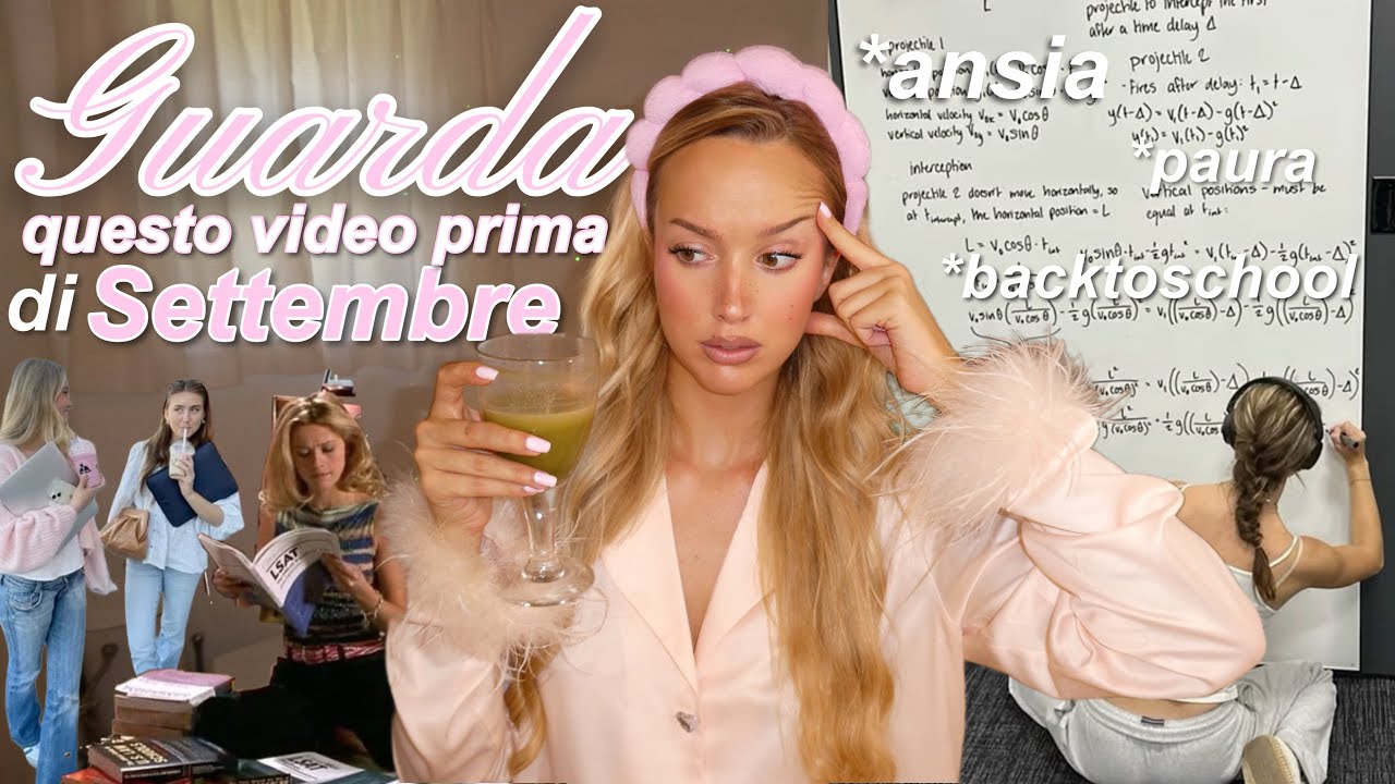 BASTA ANSIA! Come sopravvivere al rientro a scuola e lavoro *no consigli scontati* 