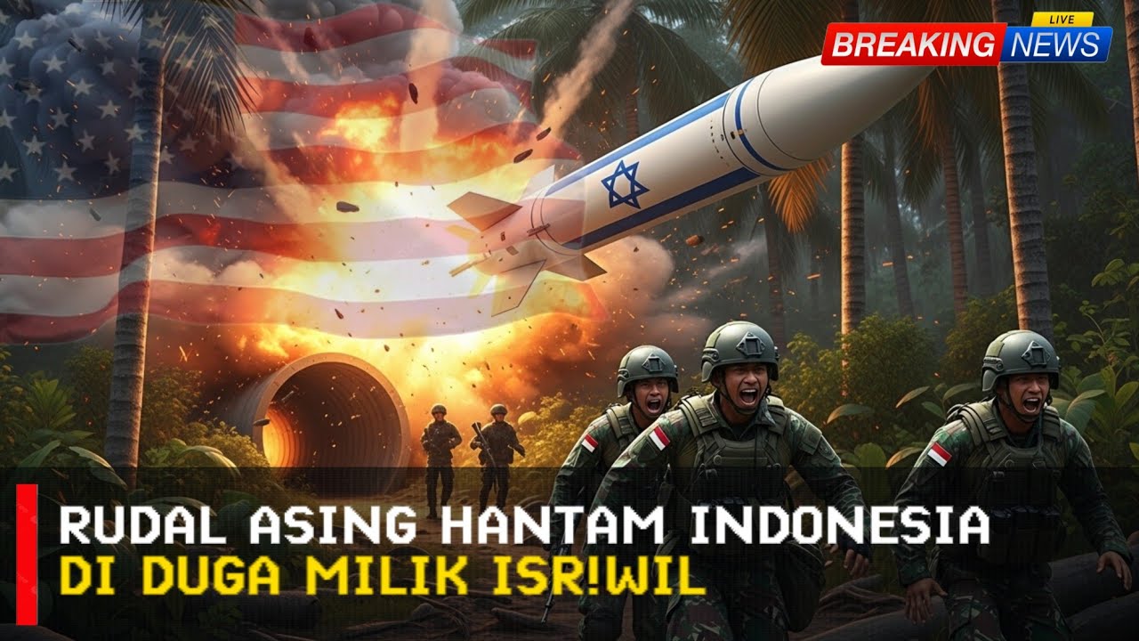 BIKIN GEGER‼️RUDAL MISTERIUS JATUH DI HUTAN INDONESIA