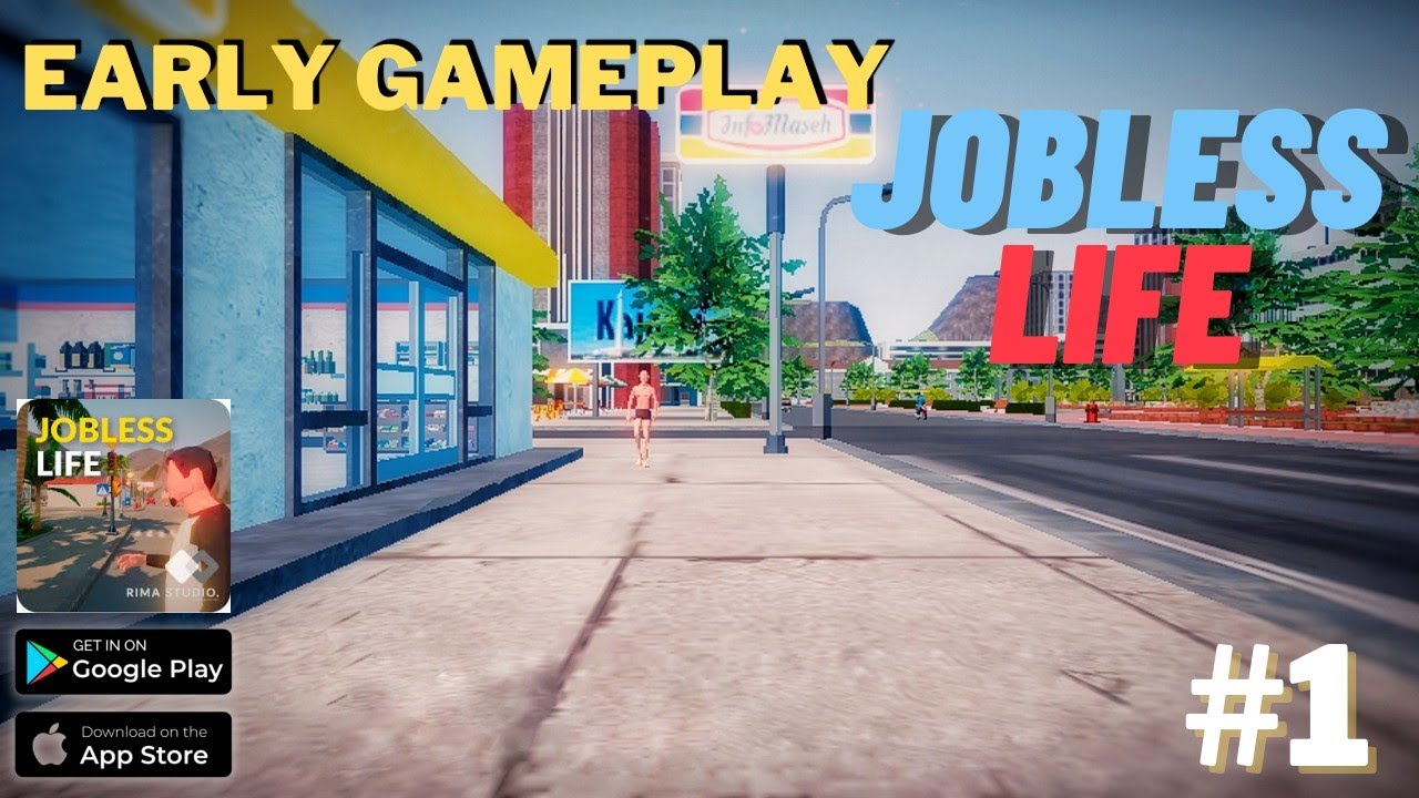 Jobless Life (v0.3) - Gameplay Walkthrough (Android, iOS) | 