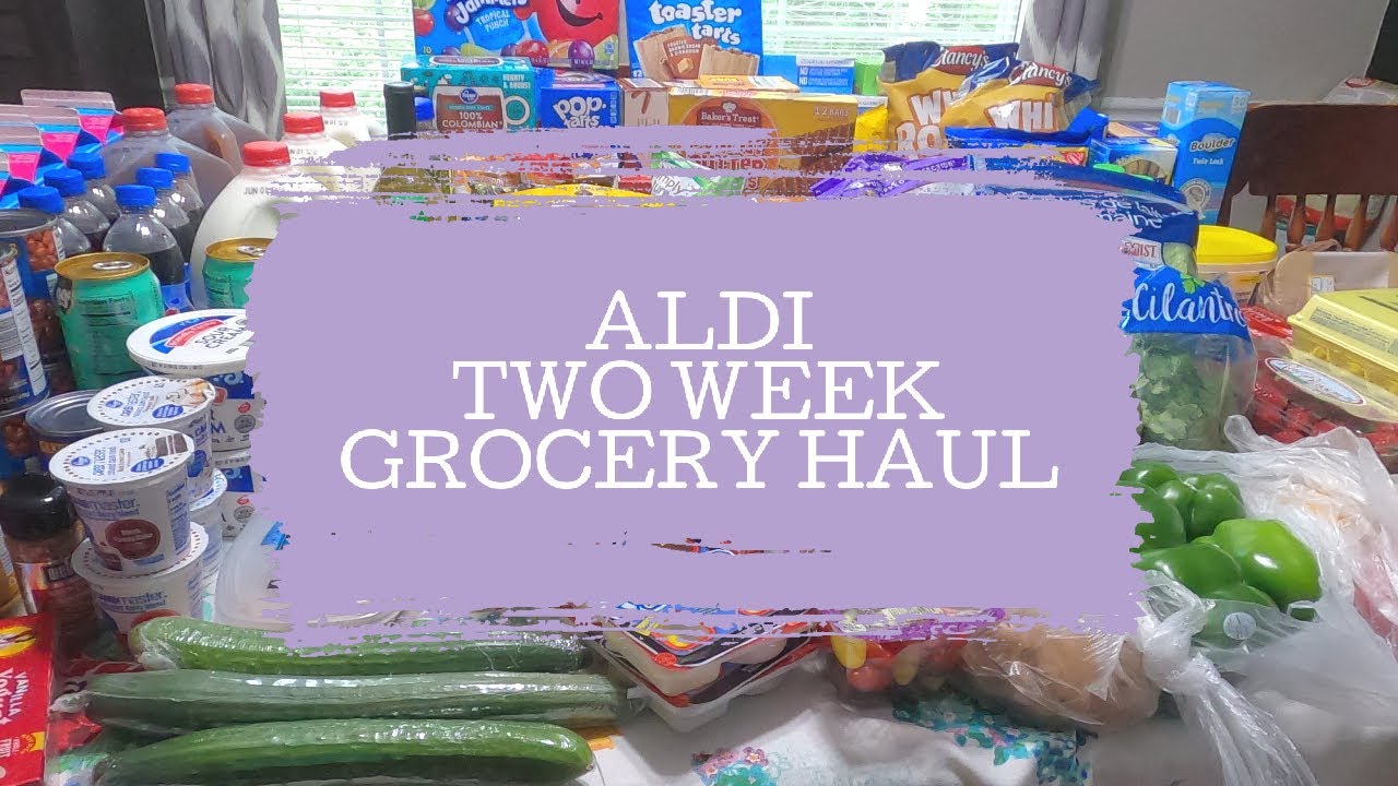 🛒🛒 MASSIVE 2 WEEK ALDI GROCERY HAUL (WITH KROGER AND TARGET TOO! 🍓🍏 VENTURING OUT!