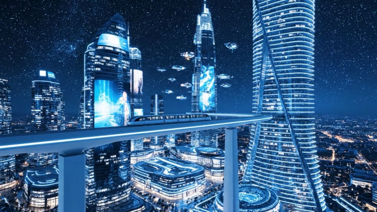 Fantasy Music for Smart Cities & Space Exploration | Ambient Sci-Fi Soundscape: Future Technology