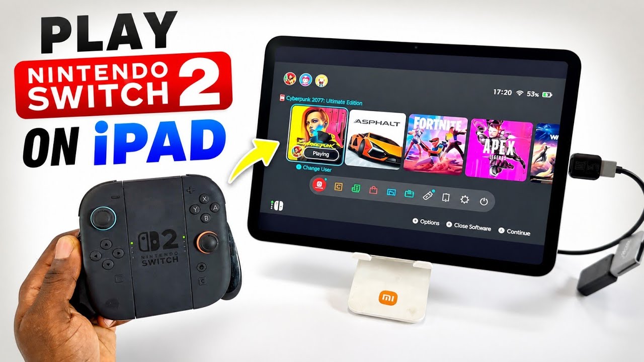 How to Play Nintendo Switch 2 on iPad (Easy Method) - YouTube