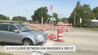 LANE CLOSURES | Portion of US-31 closed through Sept. 29