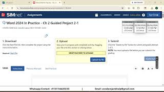 Word 2024 In Practice - Ch 2 Guided Project 2-1